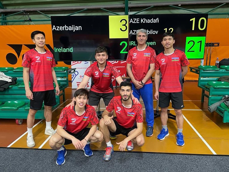 Badmintonçularımız Avropa çempionatının pley-offunda